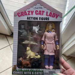 Crazy Cat Lady Action Figure