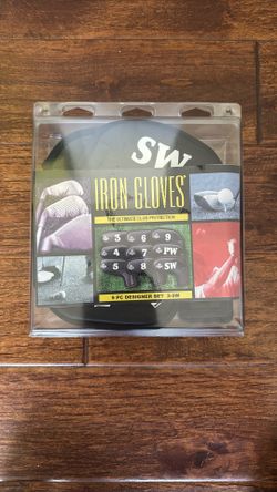 Iron Gloves Golf Club Protection Black 3-9, PW, SW