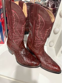 Ostrich boots size 11