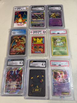 Pokemon Cards CGC PSA Slabs