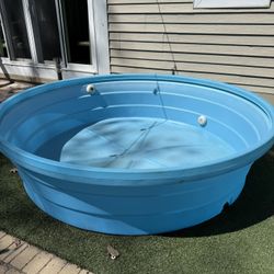 Stock Tank Pool With Filter 7’ X 2’