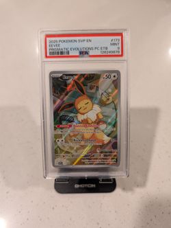 2025 Pokémon SVP EN Eevee #173 Prismatic Evolutions PC ETB - PSA 9 MINT