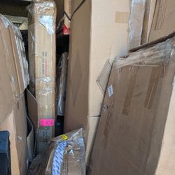 10 X 14  Storage Unit Filled With Furniture 