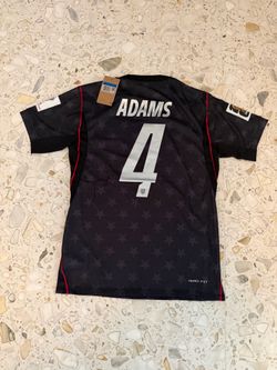 Tyler Adams #4 Size M USA White World Cup Soccer Jersey