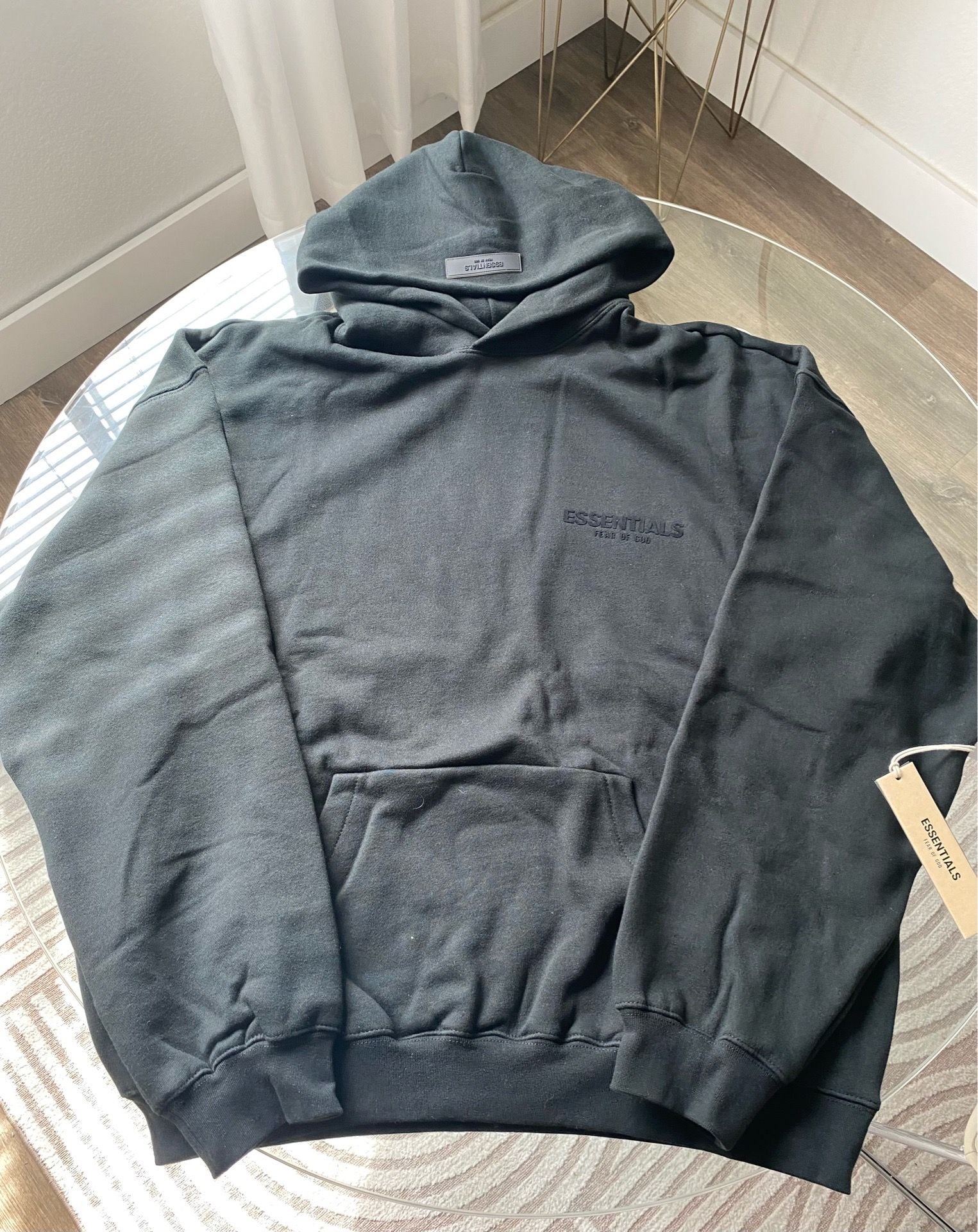 Essentials Hoodie Stretch Limo Large