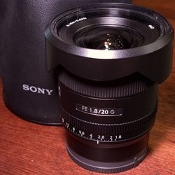 Sony 20mm F1.8G Used