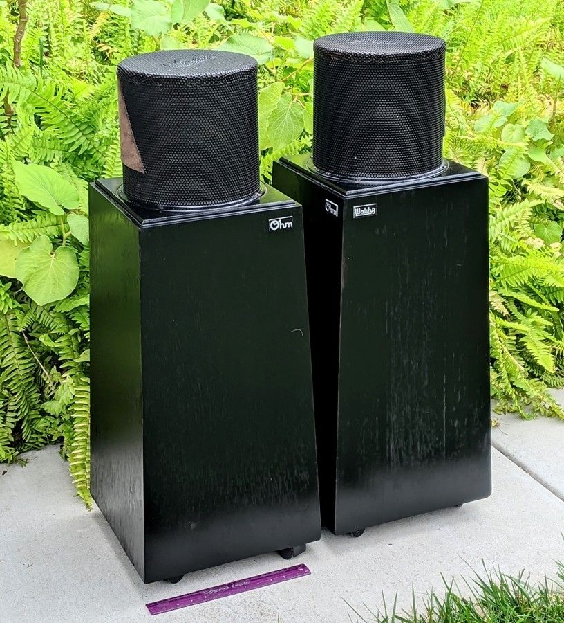 Ohm-Walsh 3 Vintage Omnidirectional Speakers, Pair