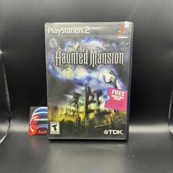 Sony Playstation 2 PS2 Disneys The Haunted Mansion CIB Game Cleaned & Tested