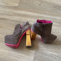 dv8 by DOLCE VITA Suede Wooden Heels