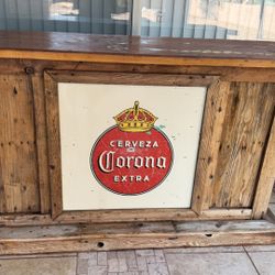 Corona Beer Bar w/REAL Mexican Olympic Silver Coins etc