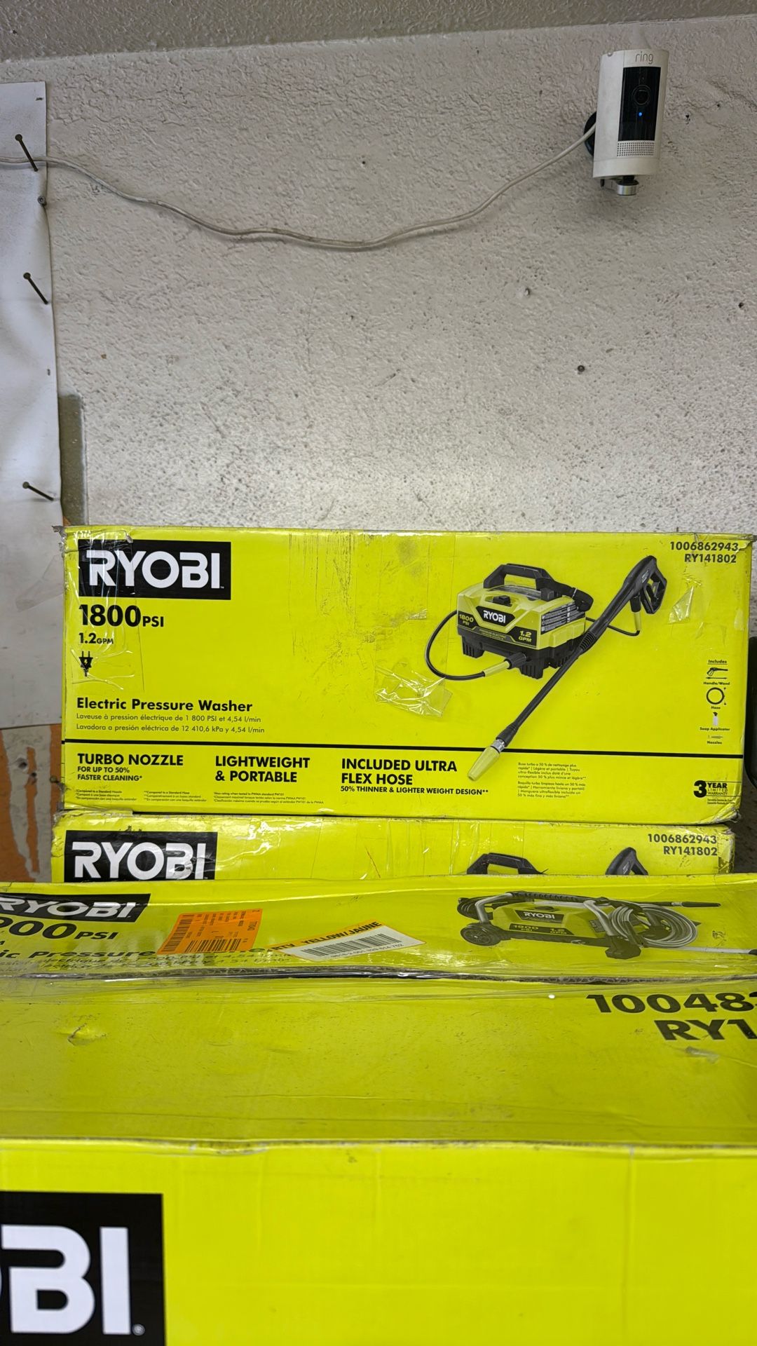 Ryobi 1800 Psi Pressure Washer
