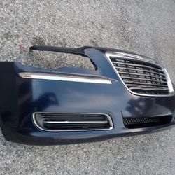 2011-2014 Chrysler 300 Complete Front Bumper With Grills And Accessories Oem.