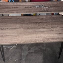 $75 Grey Wooden Desk - Great Condition!! 