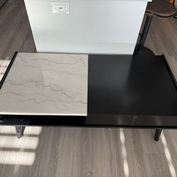 Coffee Table Wood And Granite