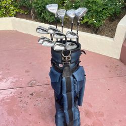 Men’s 12 Club Golf Starter Set w/ Bag- Type S Oxygen Iron Set Stiff Flex