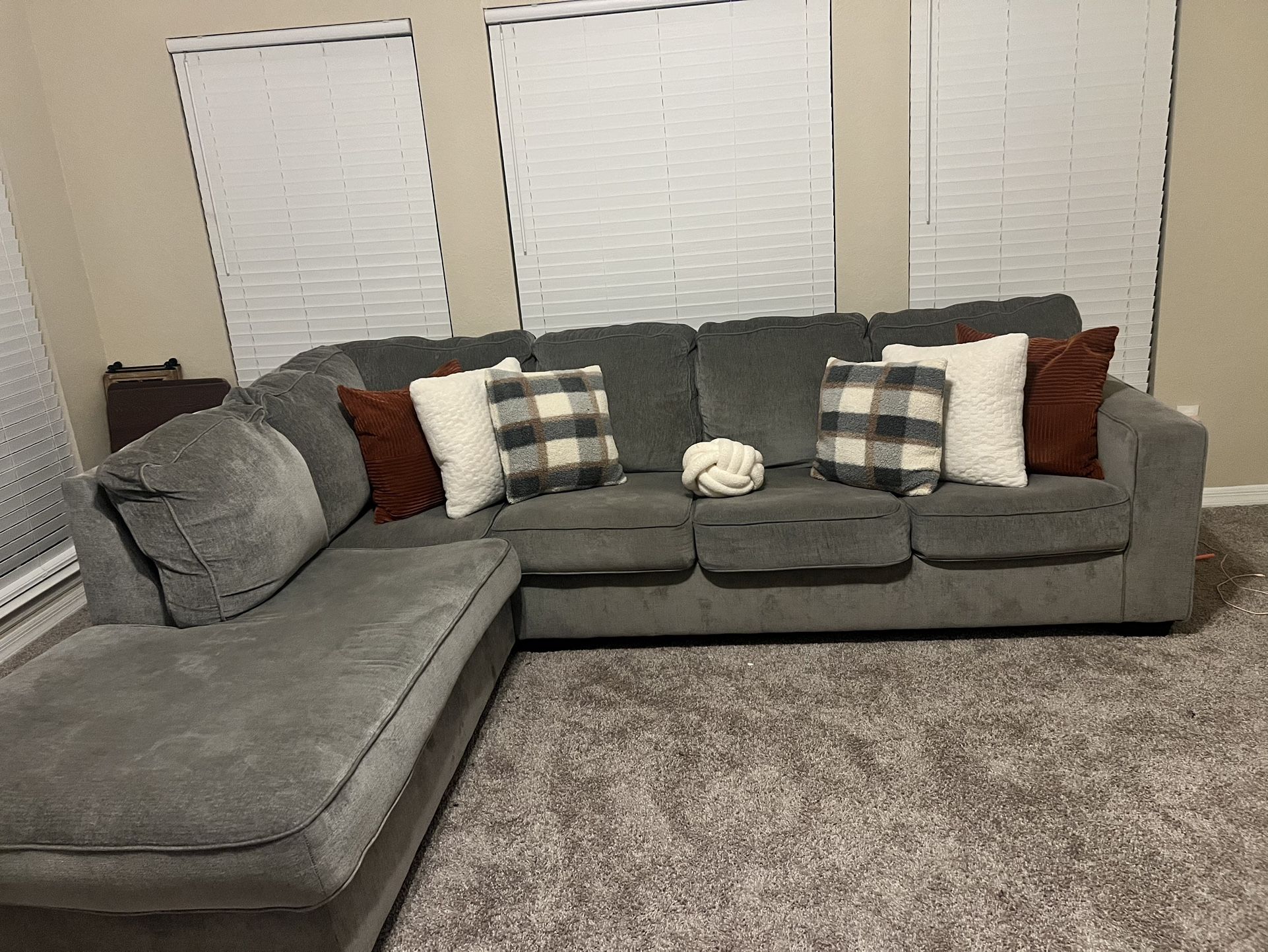 Grey Sectional couch