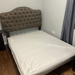 Queen Bed Frame With Headboard