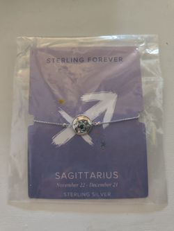 Sterling Forever Sagittarius Sterling Silver Bracelet