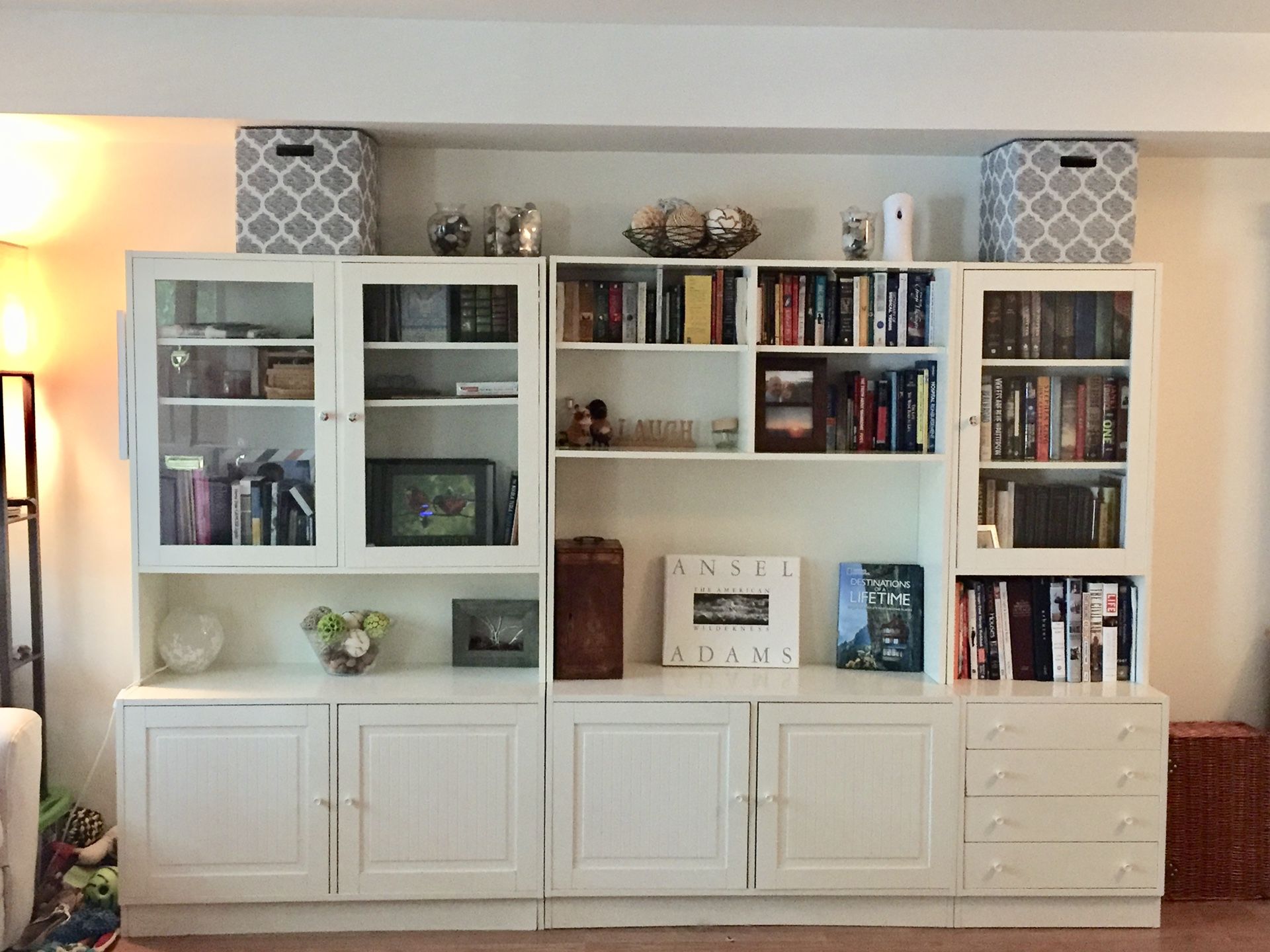 IKEA Entertainment Center / Wall Unit- white