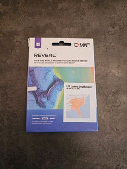 C-Map Reveal U.S. Lakes South East Inland GPS Chart Card Model M-NA-Y214-MS