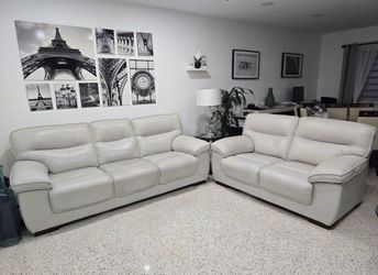 GENUINE LEATHER SOFA