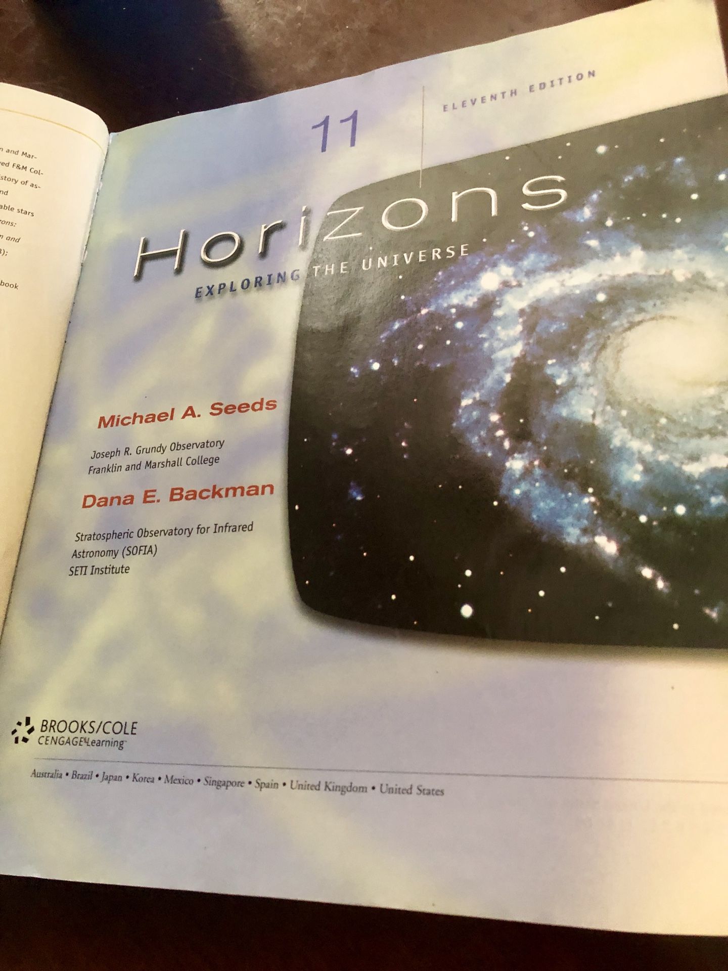 Horizons exploring the universe 11th edition