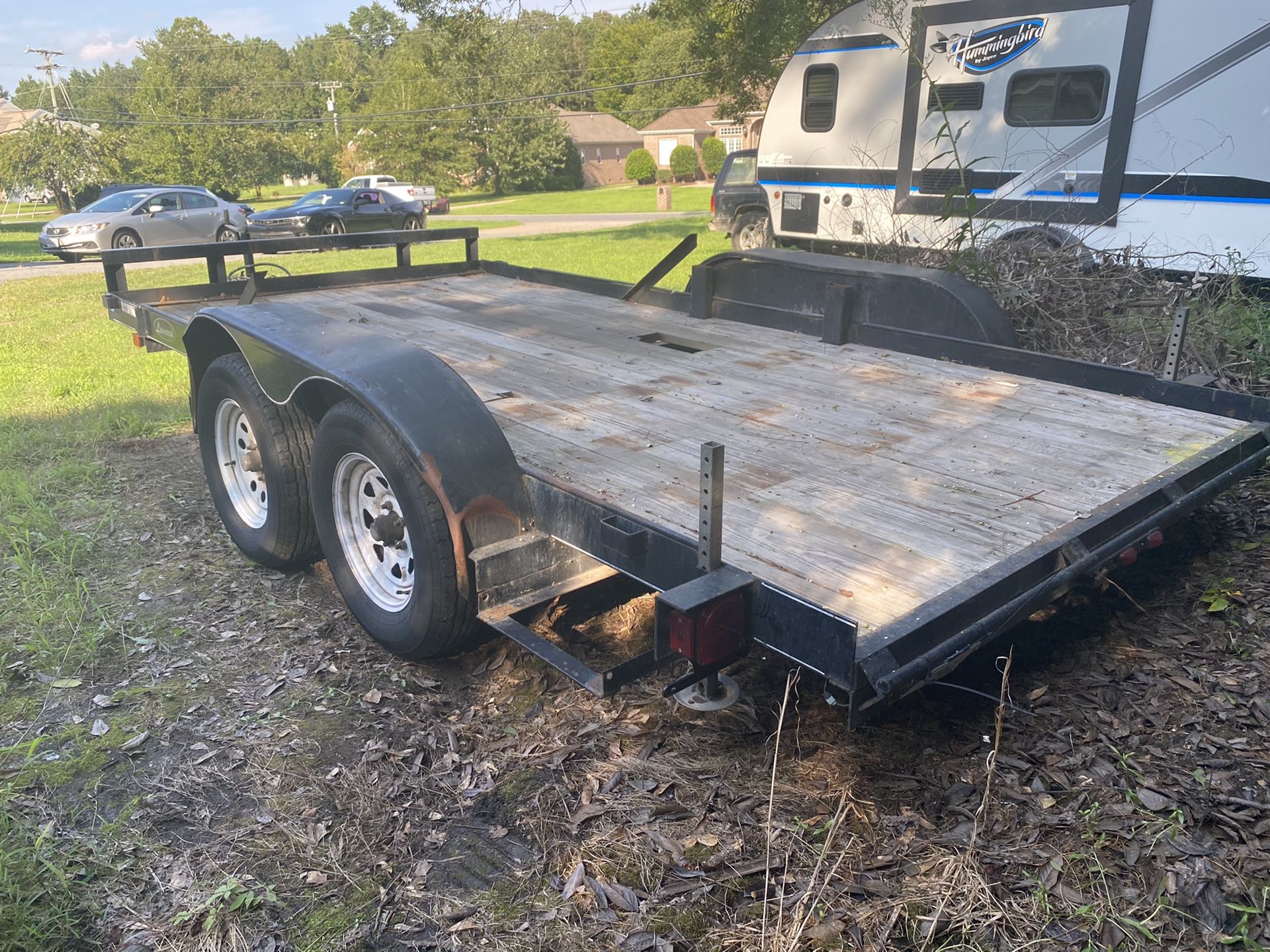 14ft Leonard car trailer for Sale in Chesapeake, VA OfferUp