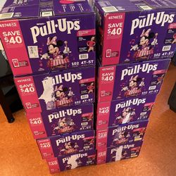 New Pull ups 