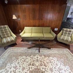 Mid century Modern Living Room Furniture Set –
