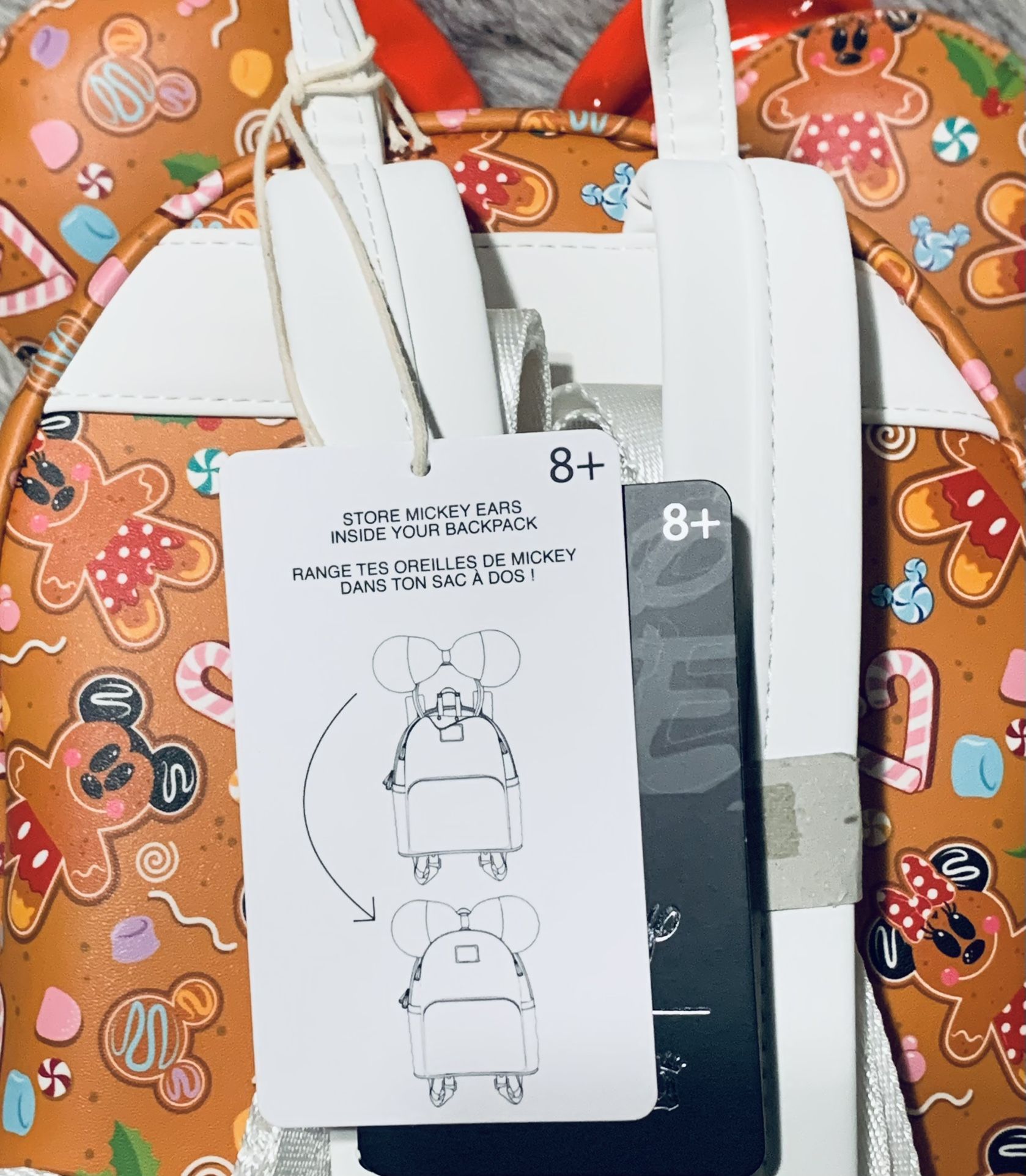 Loungefly Orange Gingerbread Holiday Mini Backpack 106146s1.jpg main image 2