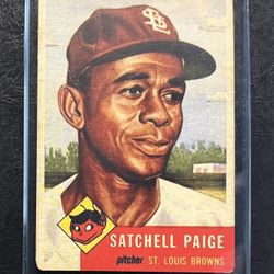 1953 Topps Satchell Paige High End Aged Reprint