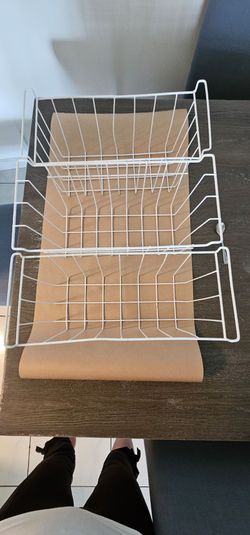 Freezer Storage Baskets Set of 3