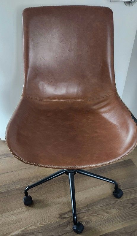 West Elm Leather Office Chair