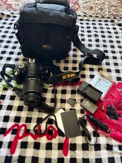 Nikon D3000 DSLR Camera with Lens and Accessories