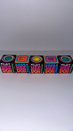 NeeDoh Mini Cubes & Twirls Squishy Fidget Toys New Sealed