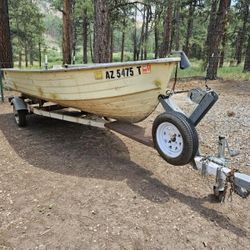 Mirrocraft Aluminum Boat, Trailer & Three Motors