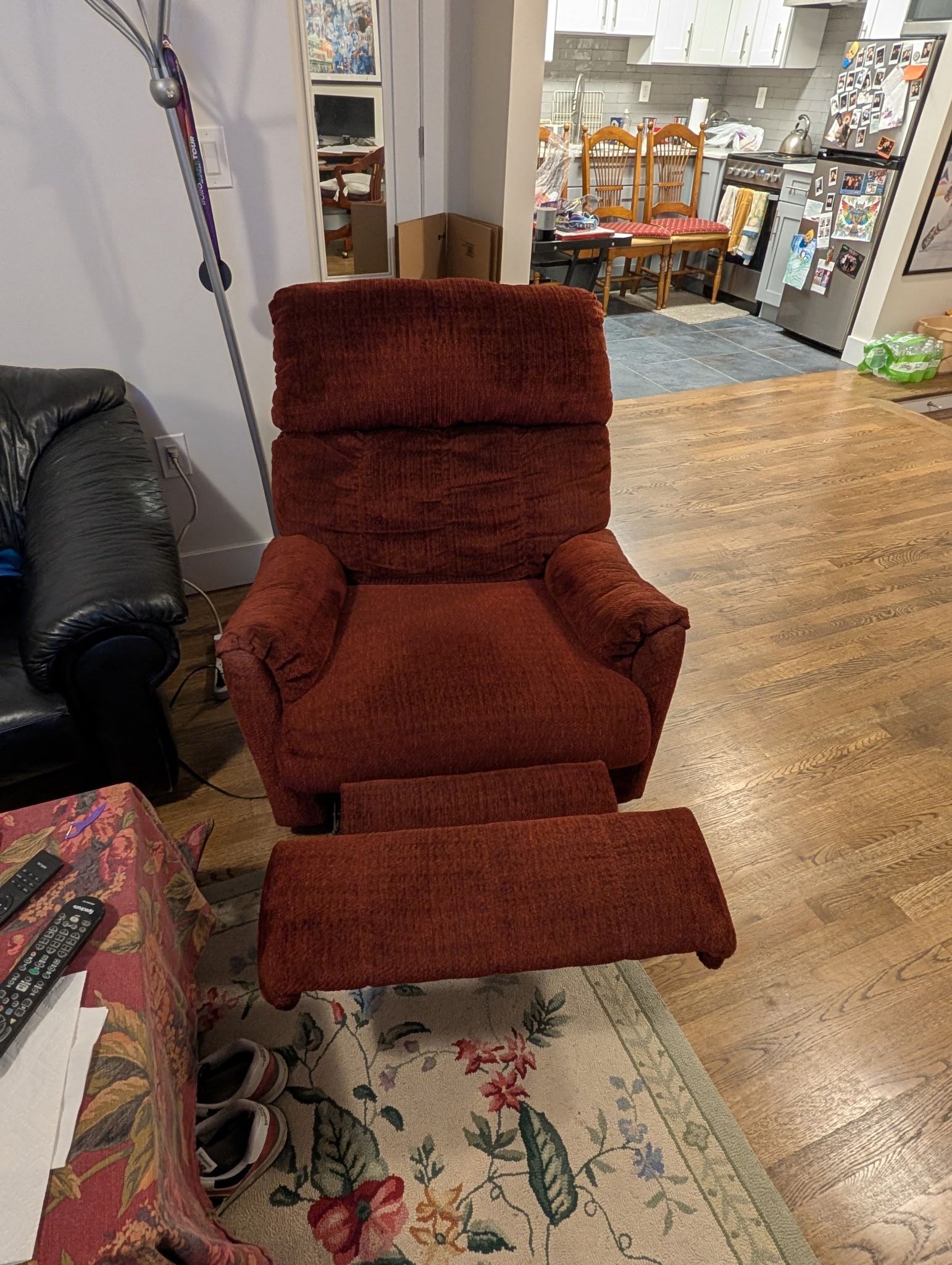 Brown Recliner chair sofa