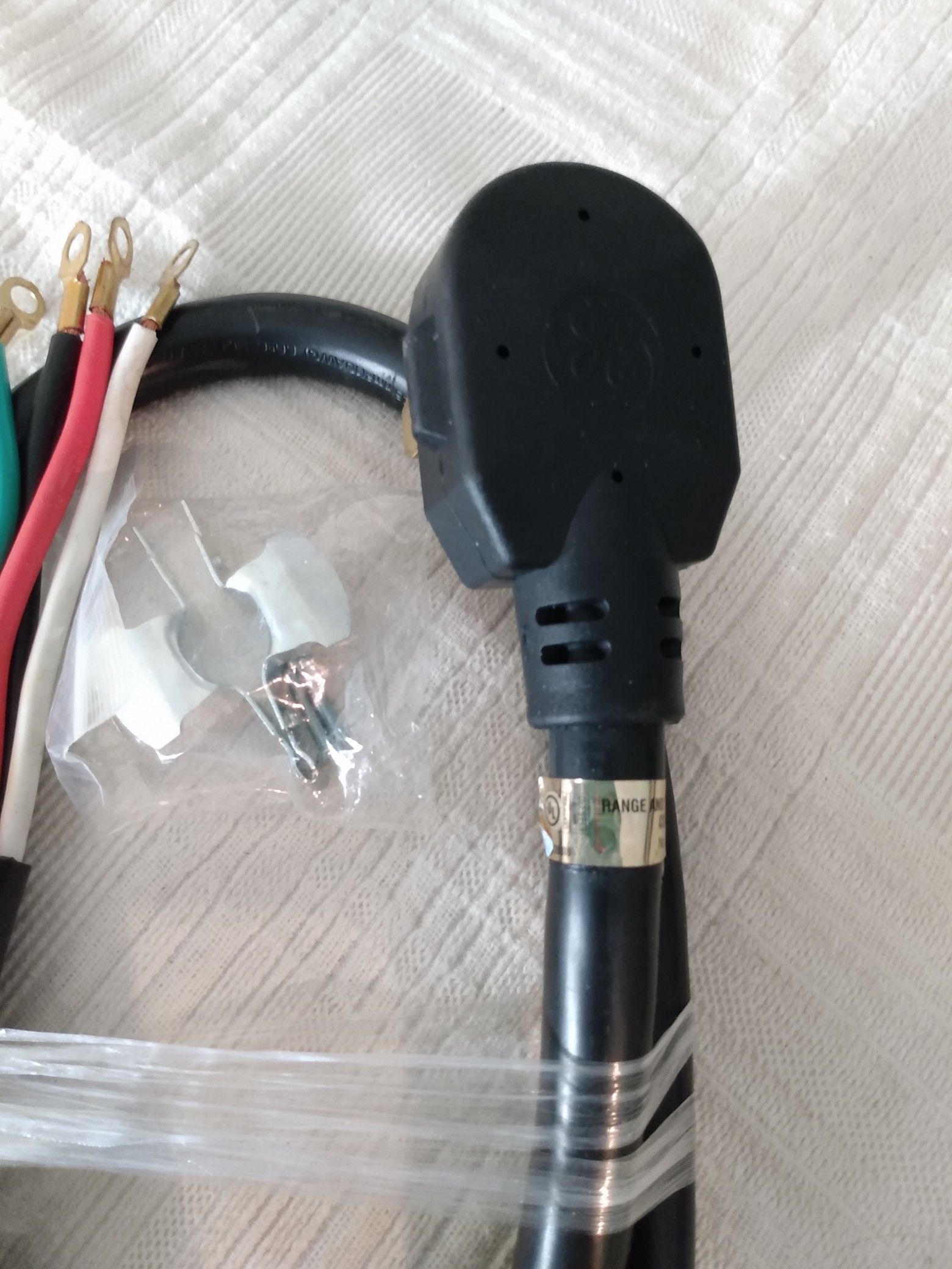 Range or dryer cord