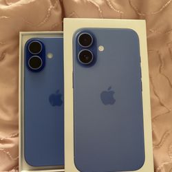 Blue iPhone 16 