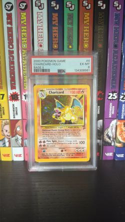 2000 Charizard Base 2 #4 PSA 6