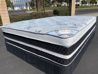 Full Orthopedic Bamboo Pillow Top Mattress!!