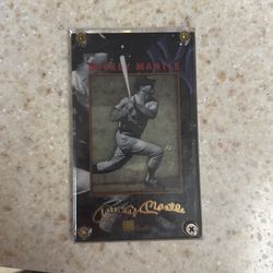 Mickey Mantle Card In Hard plastic 