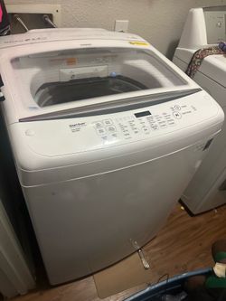 LG smart washer and dryer set
