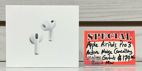 Apple AirPods Pro 3 Active Noise Cancelling Wireless Earbuds Brand New