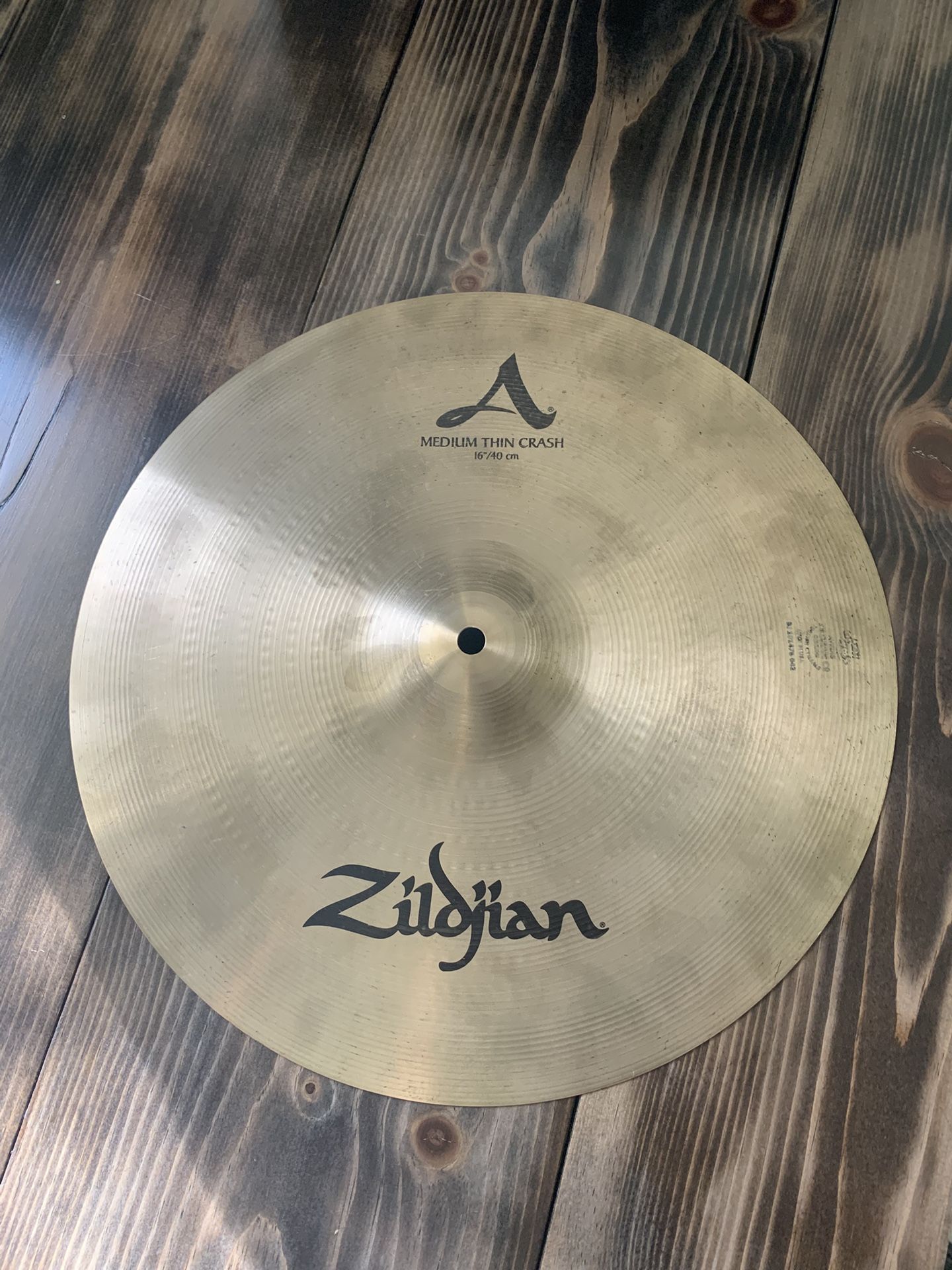 Zildjian A Series 16” Medium Thin Crash 