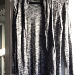 Merona Grey Ladies Cardigan Sweater Sz L
