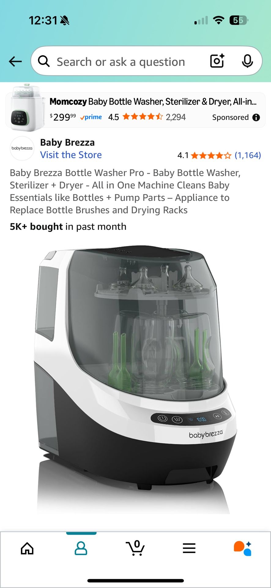 Baby Brezza Bottle Washer Pro