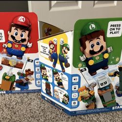 Mario and Luigi Lego Starter Sets (Sold Together)