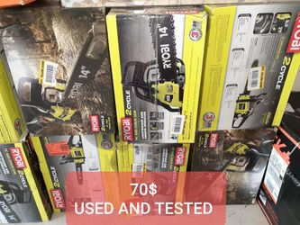 Chainsaws and polesaws