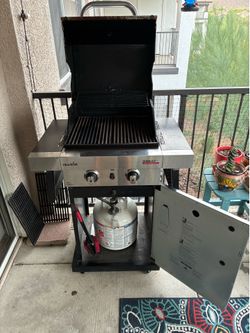 Char-Broil Commercial TRU-Infrared Gas Grill with Cover & Propane Tank